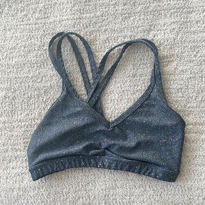 Beyond Yoga grey and copper bra XS